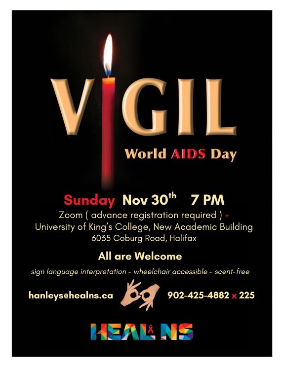 World AIDS Day Vigil Halifax