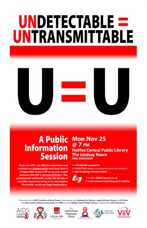 2019 U=U info session poster